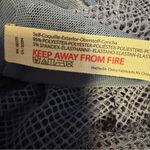 Free People  On My Way Mesh Bodysuit XS periwinkle NWT Long sleeve high neck Photo 11