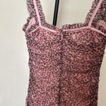 House Of CB Audra Animal Print Mesh Bustier Dress Sz S Photo 7