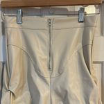 Amazon Never worn, nwot faux white leather rouged pants size small Photo 1