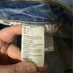 American Eagle  Mom‎ High Rise Light Wash Rolled Hem Short Shorts Size 4 NEW Photo 5