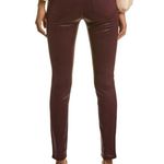 joe's jeans The Charlie High-Rise Coated Skinny Jeans Dark Cocoa Sz 28 NWT Ankle Photo 2