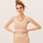 For Love & Lemons NWT  Cher Houndstooth Cropped Tank Sweater Size Small Photo 1