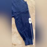 Aerie Women’s Sz M Navy The Chill Cozy Crew Textured Oversized Sweatshirt Photo 10