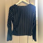 Vintage EUC B MOSS faux wrap dress shirt small Black Photo 1