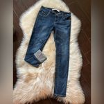 Tin Haul  Womens Trixie western Pieced Back Deco Blue Cotton Blend Jeans Sz 26 S Photo 5