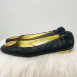 Juicy Couture black flats with gold symbol sz 9.5 Photo 7