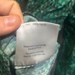 Fame and Partners EUC Green Long Sleeve Blouse w/ Tie Size 4 Photo 12