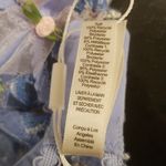 For Love & Lemons 💕💕 Bell Bow Underwire Bra ~ Blue 38C NWT Photo 15