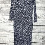 Lulus  Mandala Daydream Blue Print Maxi Dress Long Sleeve XS Photo 0