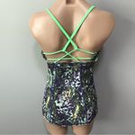 Lululemon  Dancing Warrior Tank Floral Sport White Multi Pistachio 4 Dots Photo 5