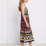 Farm Rio NWT Off-White Coconut Tree Flow Linen Ecovero Euroflax Midi Dress S Photo 5