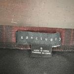 Sanctuary Black Red Plaid Midi Pull On Stretch Pencil Skirt Women’s Size Small Photo 8