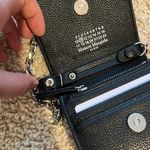 Maison Margiela Black Leather Wallet On Chain Photo 4