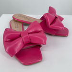 Journee Collection Fayre Slip On Flat Bow Sandals size 9 Slides Puffy NWOT Photo 0