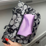 Coach  Poppy Metallic Signature Tote Bag - Style 23473 Photo 11