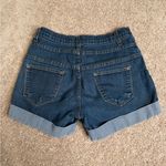 Judy Blue  High Rise Button Fly Cuffed Denim Jean Shorts Size Large Photo 3