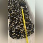 Free People  Intimately Free Dessa Floral Bodysuit Black Balloon Sleeves Size Sm Photo 4