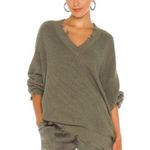 Young Fabulous and Broke oung Fabulous & Broke Run Away distressed V-neck sweater S/M Photo 1