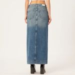 DL1961 Asra Denim Maxi Skirt Aged Mid Womens Size 25 Photo 4