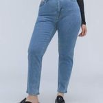 Everlane NWT The Original Curvy Cheeky Straight Jean in Stone Washed Sky Photo 0
