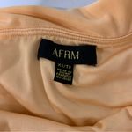 AFRM Orange Off The Shoulder Blouse Bodysuit Photo 3