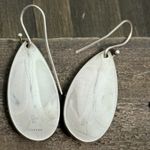 James Avery Retired  Sterling Silver And Copper‎ Floating Flowers Ear Hooks Photo 1