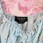 Kate Spade light blue floral peplum blouse Photo 2