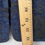 Lucky Brand Brocade Open Front Swing Jacket Womens XL Navy Black Jacquard Photo 7