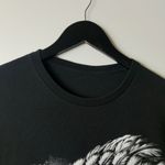 2016 Liquid Blue Skull Headdress Art T Shirt Black XL Extra Large Graphic Tee Photo 3