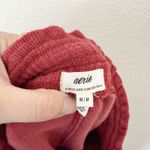 Aerie [] Red Endless Summer Shorts Summer Burgundy Lounge Sweatshorts Sz Medium M Photo 9