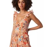 MISA Los Angeles NWT Olivia Rubin Rex Morrison Dress in Tangerine Flora Size S Photo 11