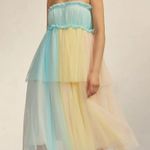 Anthropologie New Pernille Rosenkilde Strapless Tiered Tulle Dress size XL Photo 0