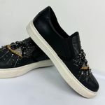 Kurt Geiger Leah Embellished Slip On Sneaker Black Leather Eye Sz 6.5 Womens Photo 9