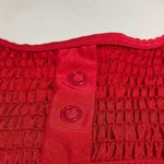 Kendall + Kylie Henely Red Rouched 2 Piece Swimwear Set Size Large Photo 6