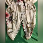 Women’s Open Back Floral Romper Women Size M Size M Photo 2