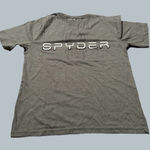 Spyder  T Shirt Top Womens light grey small cotton sport gym streetwear active Photo 0