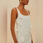Farm Rio NWT  Off-White Sleeveless Euroflax™ Premium Linen Mini Dress Photo 1