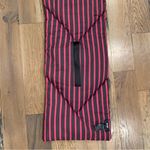 Maeve Anthropologie  Striped Black Red Crossover Puffer Scarf OS NEW Photo 3