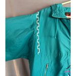 Vintage Kaelin Teal Tribal size 12 windbreaker jacket Blue Photo 6