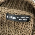 SheIn Brown Striped Sweater Photo 1