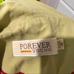 Forever Young  Wind/raincoat.‎ Size Medium Celery Green Photo 3
