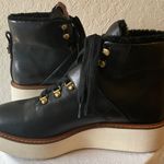 Coach : Black Urban Hiker (G2779) Leather High-Top Boots- Gold Tone- 10 Photo 9