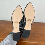 Sundance New! Black Floral Marais Flats, 5.5 US / 36 EU Photo 6