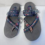 Skechers  Sandals Women 10 Blue Outdoor Lifestyle Reggae Toe Strap Gorp H… Photo 1