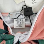 PATBO‎ Tropical Floral Triangle Black Salmon Bikini Top Size 4 NWT Green Photo 10