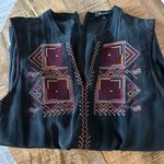 Madewell  Folkway 100% Silk Embroidered Jumpsuit Size 4 Photo 2