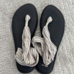 Sanuk NWOT  Yoga Sling 2 Natural Stripe Thong Sandals Sz 9 Photo 1