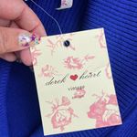 Derek Heart  Women's Short Sleeve Cowl Neck Ribbed Knit Blue Bodycon Dress Sz M Photo 8