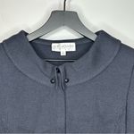 St. John  Black Santana Knit Jacket Size 6 Photo 2