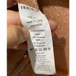 House Of CB  Bodysuit‎ Sz S Concha Pink Metallic Keyhole Mock Neck Long Sleeve Photo 5